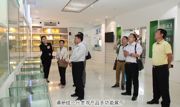 湖北蘄春縣委常委、統(tǒng)戰(zhàn)部長蔡緒銀一行蒞臨綠之韻考察調(diào)研