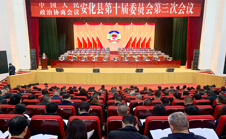 胡武安委員參加政協(xié)安化縣第十屆委員會(huì)第三次會(huì)議
